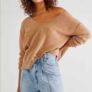Free People Harmony Cashmere V-Sweater